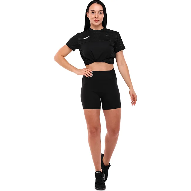 Мини-шорты женские спортивные облегающие JOMA

 INDOOR GYM 902038-100 (Черный)