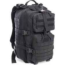 Штурмовой тактический рюкзак трехдневный SILVER KNIGHT ZD11 47x28x25см 33л (Черный)
