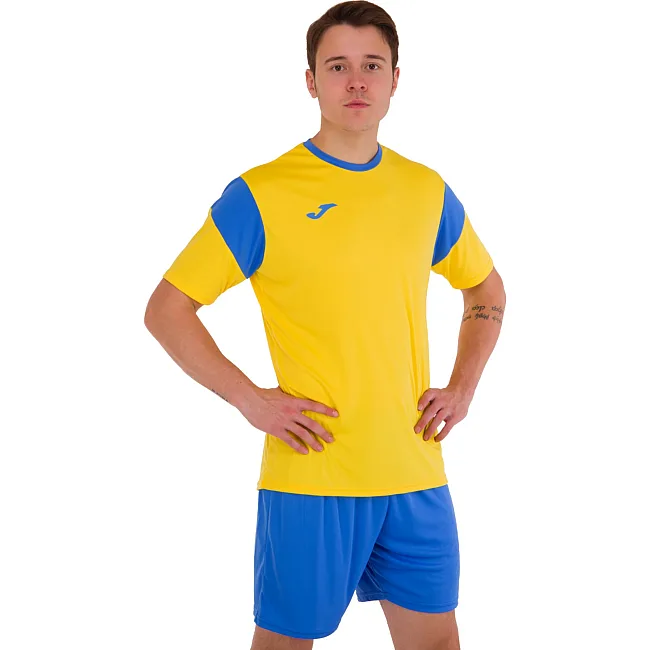 Футбольная форма
 комплект футболка и шорты JOMA

 PHOENIX 102741-907 4XS-XXL (Желтый-синий)