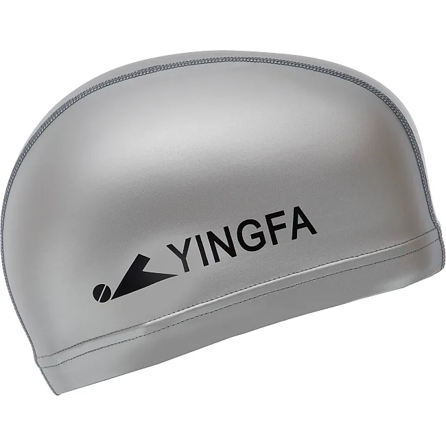 Шапочка для бассейна текстильная с покрытием PU YINGFA C0078 (Темно-синий)