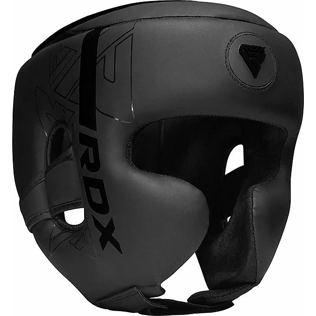 Боксерский шлем RDX F6 KARA Matte Black