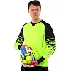 Вратарские перчатки профессиональные с защитой пальцев FDSPORT FB-853 7-11 (Черный-зеленый)