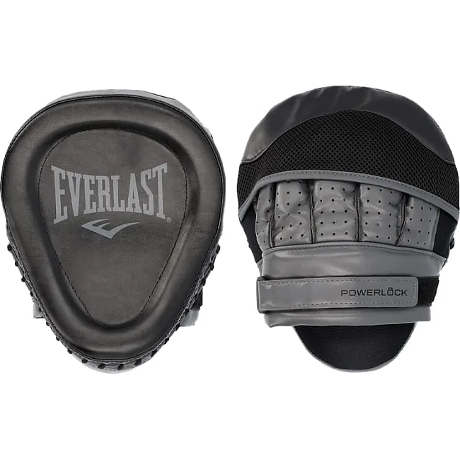 Лапы боксерские Everlast POWERLOCK R FOCUS MITT черный