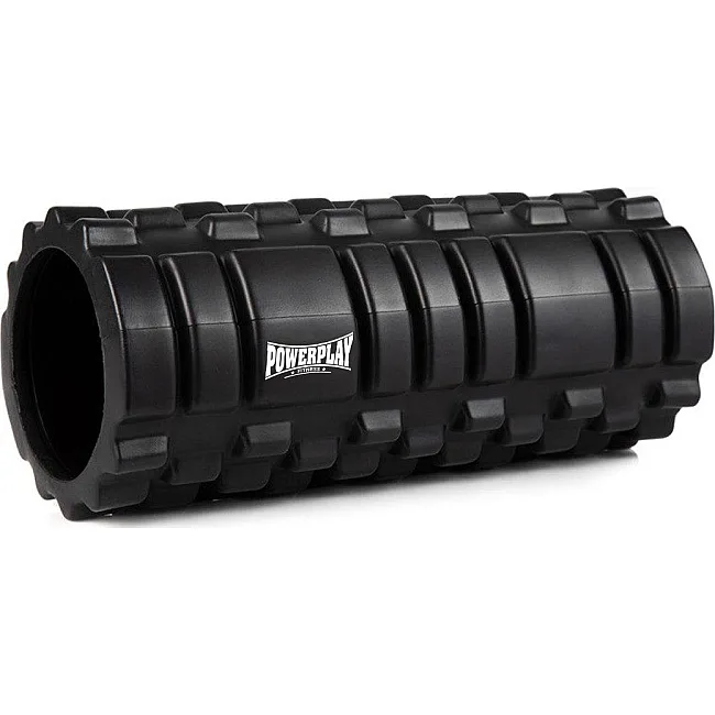 Массажный ролик (роллер) PowerPlay 4025 Massage Roller Черный (33x14см.)