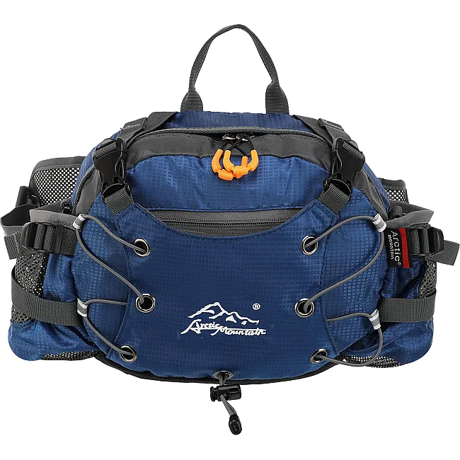 Сумка на пояс спортивна багатофункціональна 3в1 DEUTER GH9-13 23x10x20см (Темно-синій)