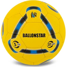 Футбольний м'яч BALLONSTAR FB-5155 №5 PU (Жовтий)