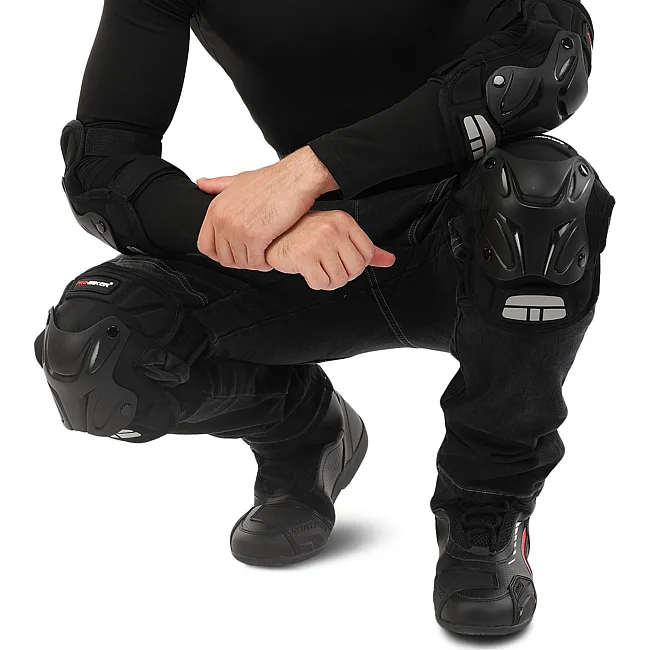 Комплект мотозащиты наколенники и налокотники PRO-BIKER P34