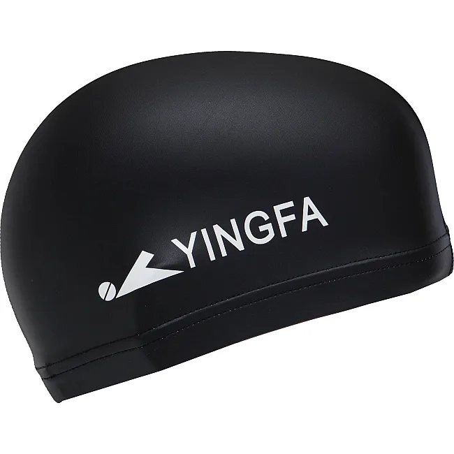 Шапочка для бассейна текстильная с покрытием PU YINGFA C0078 (Темно-синий)