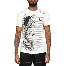 Футболка мужская AFFLICTION Branch Out Vintage White