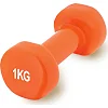 Гантель виниловый POWERPLAY 4125 Achilles 1кг. Оранжевая (1шт)