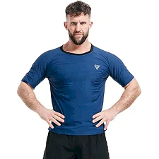 Компресійна футболка RDX M1 SWEAT MEN Navy Blue