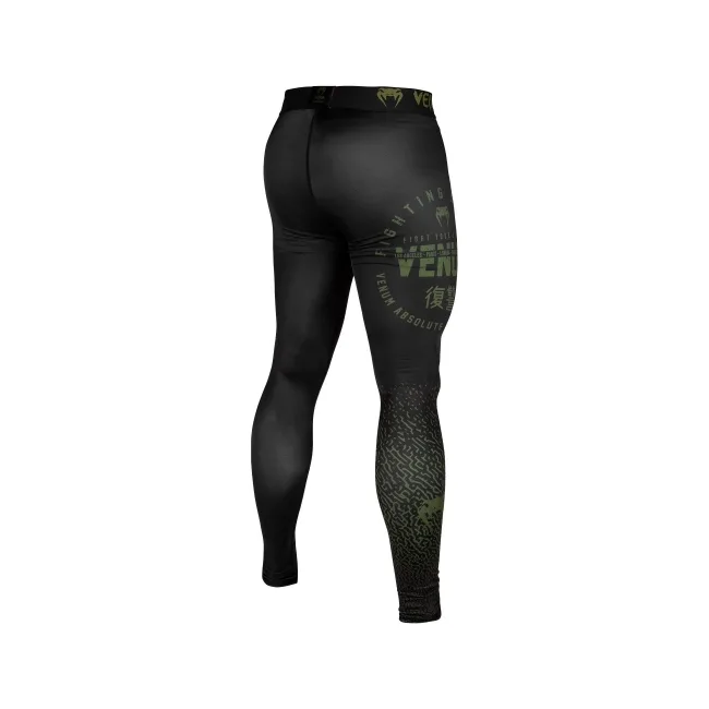 Компрессионные штаны Venum Signature Spats Black Khaki Exclusive