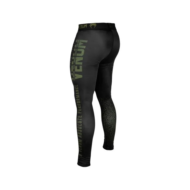 Компрессионные штаны Venum Signature Spats Black Khaki Exclusive