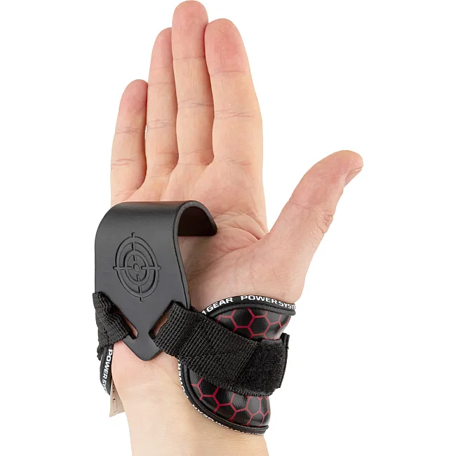 Крюки для тяги на запястье POWER SYSTEM PS-3360 Hooks V2 Black/Red
