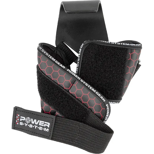 Крюки для тяги на запястье POWER SYSTEM PS-3360 Hooks V2 Black/Red