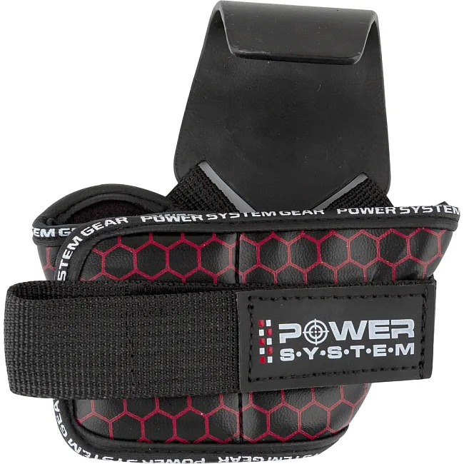 Крюки для тяги на запястье POWER SYSTEM PS-3360 Hooks V2 Black/Red