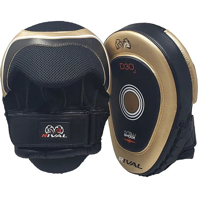 Лапы для бокса RIVAL RPM10 Intelli-Shock Next Gen Gold Black