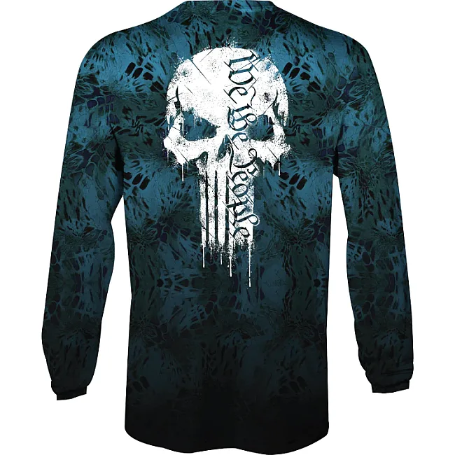 Лонгслив HOWITZER We The People Skull Black Multi