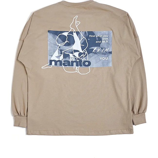 Лонгслив MANTO Ruin Beige