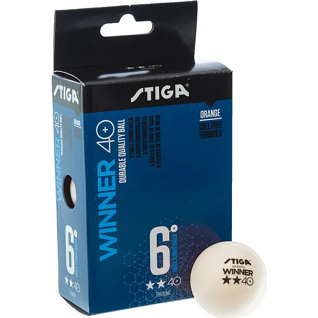 Мячи для настольного тенниса STIGA WINNER 2* 40+ SGA-1111-24 6шт