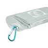 Охлаждающее полотенце для спорта 4CAMP из микрофибры CT01 серый 100x30см.