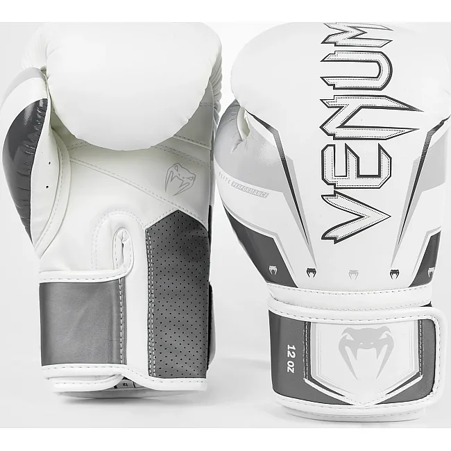 Рукавички для боксу VENUM Elite Evo - Grey White
