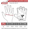Перчатки для спортзала RDX F6 Fitness Gym Grey