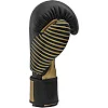Перчатки для кикбоксинга Adidas с лицензией Wako (черно-золотой, adiKBWKF200)