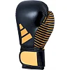 Перчатки для кикбоксинга Adidas с лицензией Wako (черно-золотой, adiKBWKF200)