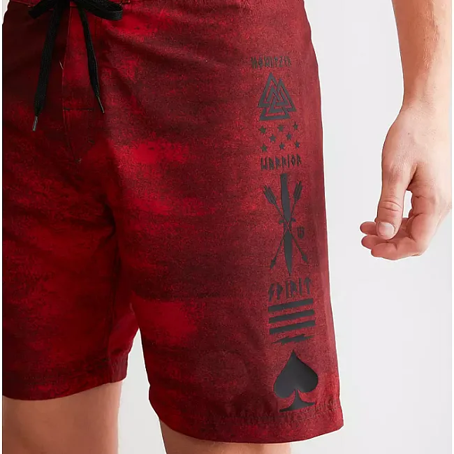 Пляжные шорты HOWITZER Viking Red