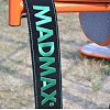 Пояс для пауэрлифтинга MADMAX MFB-301 Suede Single Prong кожаный Black/Green