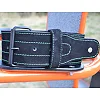 Пояс для пауэрлифтинга MADMAX MFB-301 Suede Single Prong кожаный Black/Green