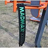 Пояс для пауэрлифтинга MADMAX MFB-301 Suede Single Prong кожаный Black/Green