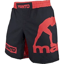 Шорты для ММА MANTO Logo Black Red