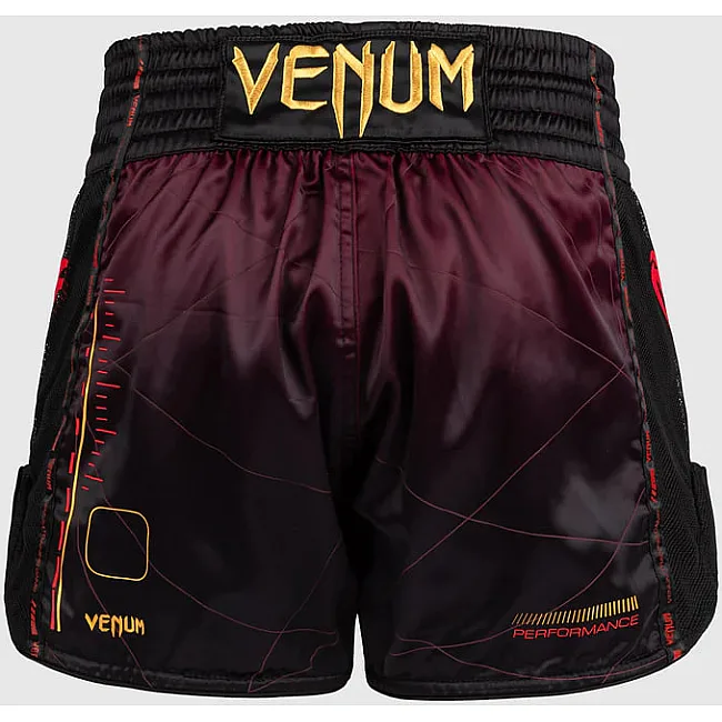 Шорты для Муай Тай VENUM Tactical XT - Black/Burgundy/Gold