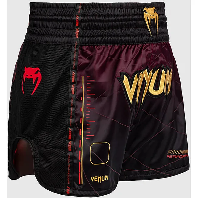 Шорты для Муай Тай VENUM Tactical XT - Black/Burgundy/Gold