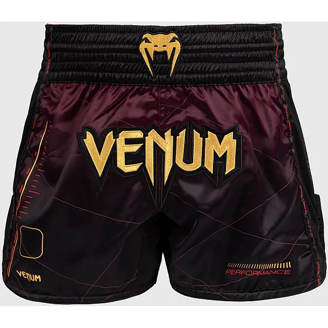 Шорты для Муай Тай VENUM Tactical XT - Black/Burgundy/Gold