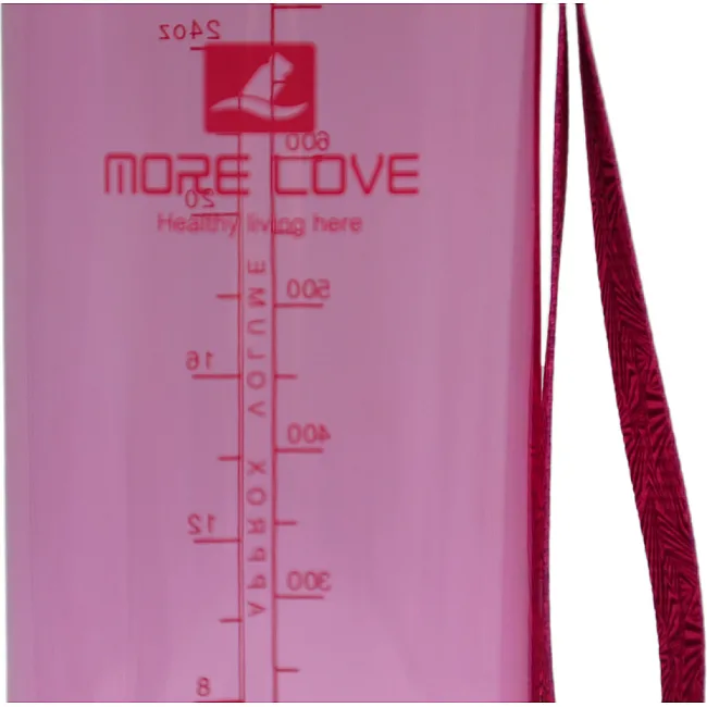 Спортивная бутылка CASNO 850 мл MX-5040 More Love Розовая