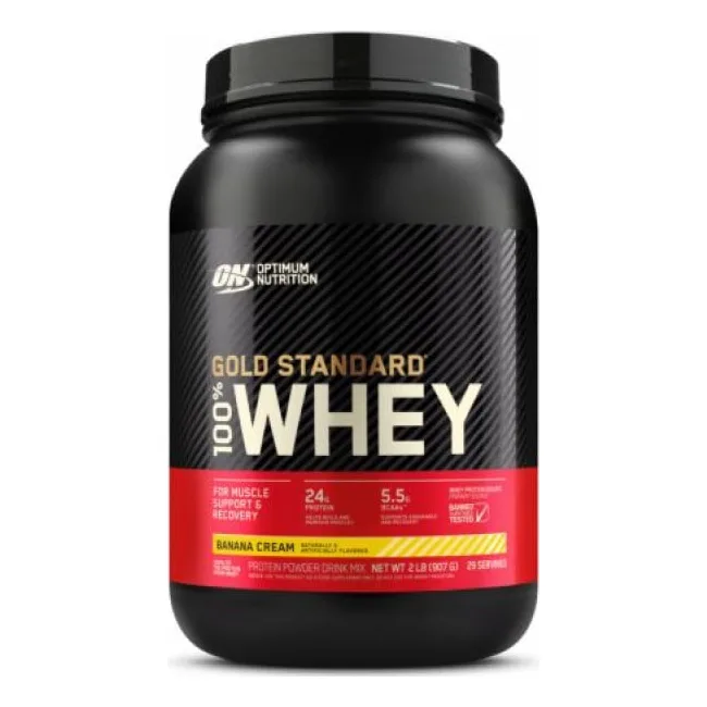 Сывороточный протеин Optimum Nutrition Whey Gold Standart 907g Banana