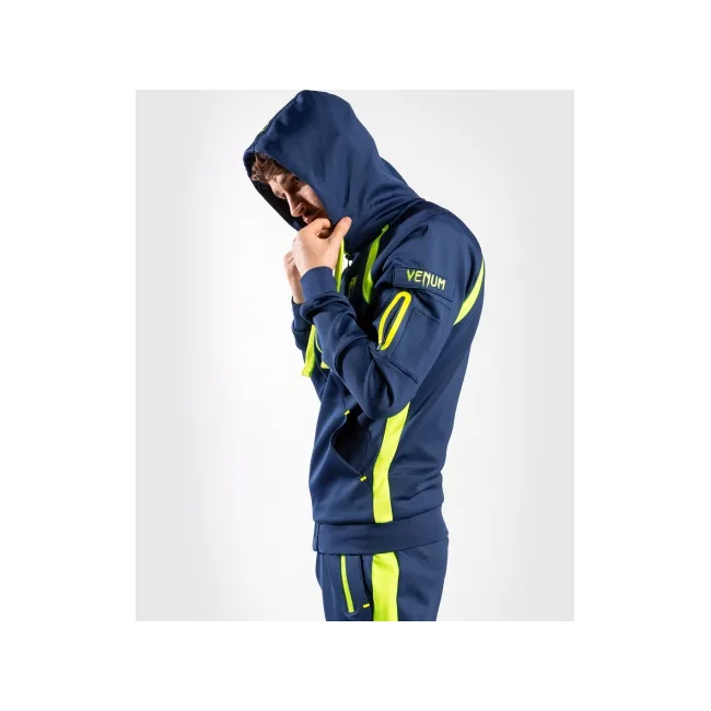 Толстовка Venum Origins Hoodie Loma Edition Blue Yellow