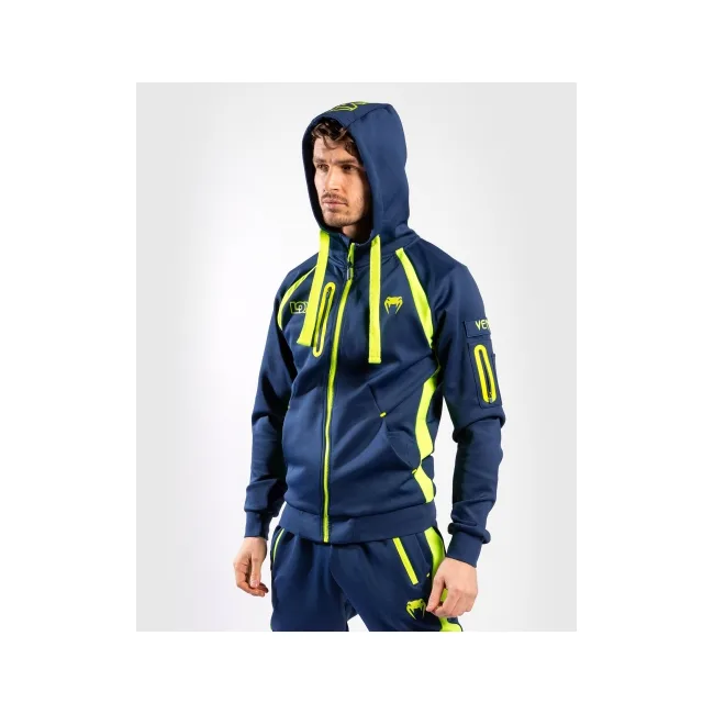 Толстовка Venum Origins Hoodie Loma Edition Blue Yellow