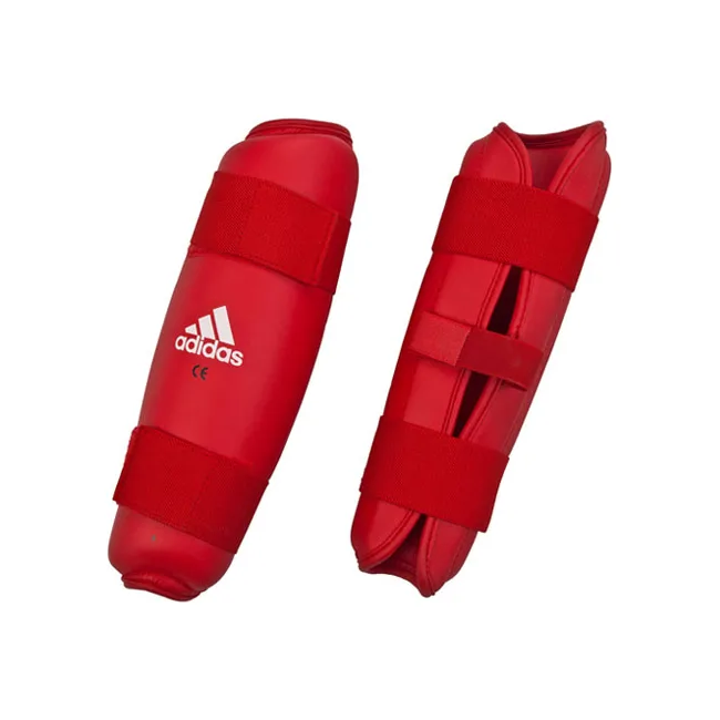 Защита голени Adidas с лицензией WKF (красный, 661.25)