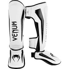 Защита голени и стопы Venum Elite White Black