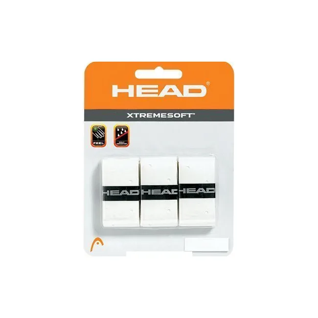 Обмотки на ручку ракетки Head XtremeSoft Grip Overwrap, dozen white 3 шт