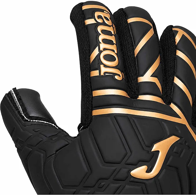 Воротарські рукавички професійні JOMA GK PRO 401945-122 (Чорний-золотий)