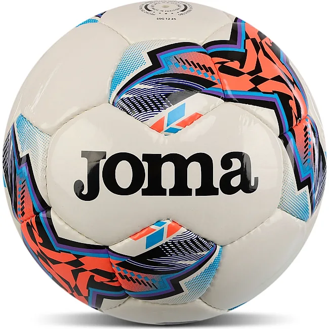 Футбольний м'яч JOMA DALI IV 401954-219-T5 (Білий-помаранчевий)