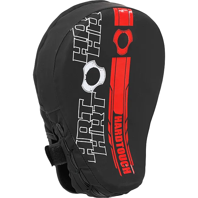 Лапа боксерская изогнутая тренировочная PU HARD TOUCH BO-00123 (Черный)