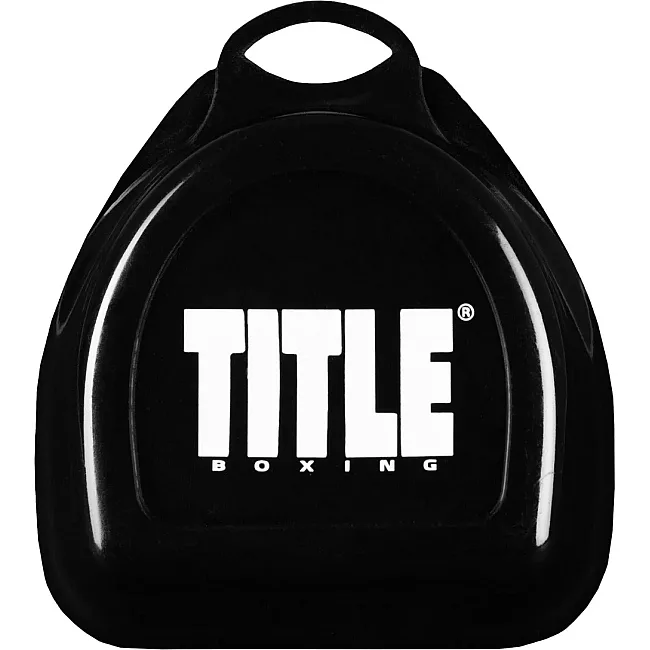 Капа TITLE Boxing Gel Max Channel Black (возраст 11+)
