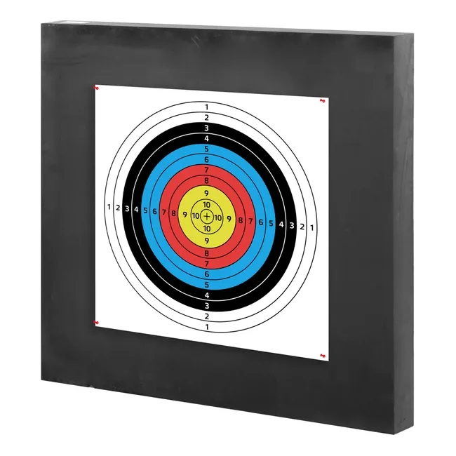 Доска для мишеней для стрельбы из лука PE inSPORTline Escuma 100 x 100 x 10 см