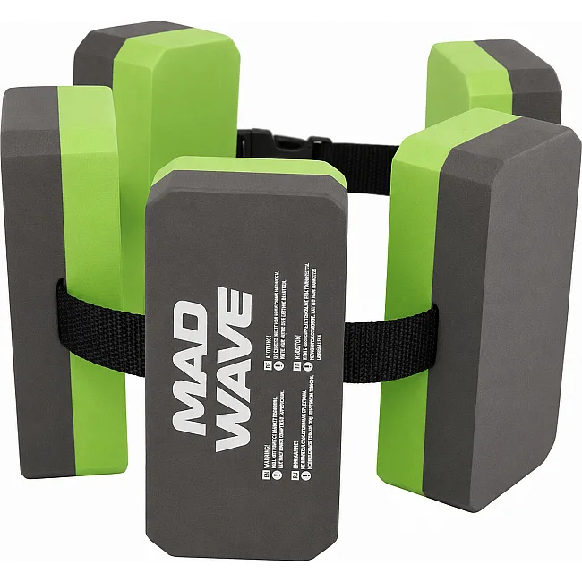 Пояс для обучения плаванию MADWAVE M075403 (Зеленый)